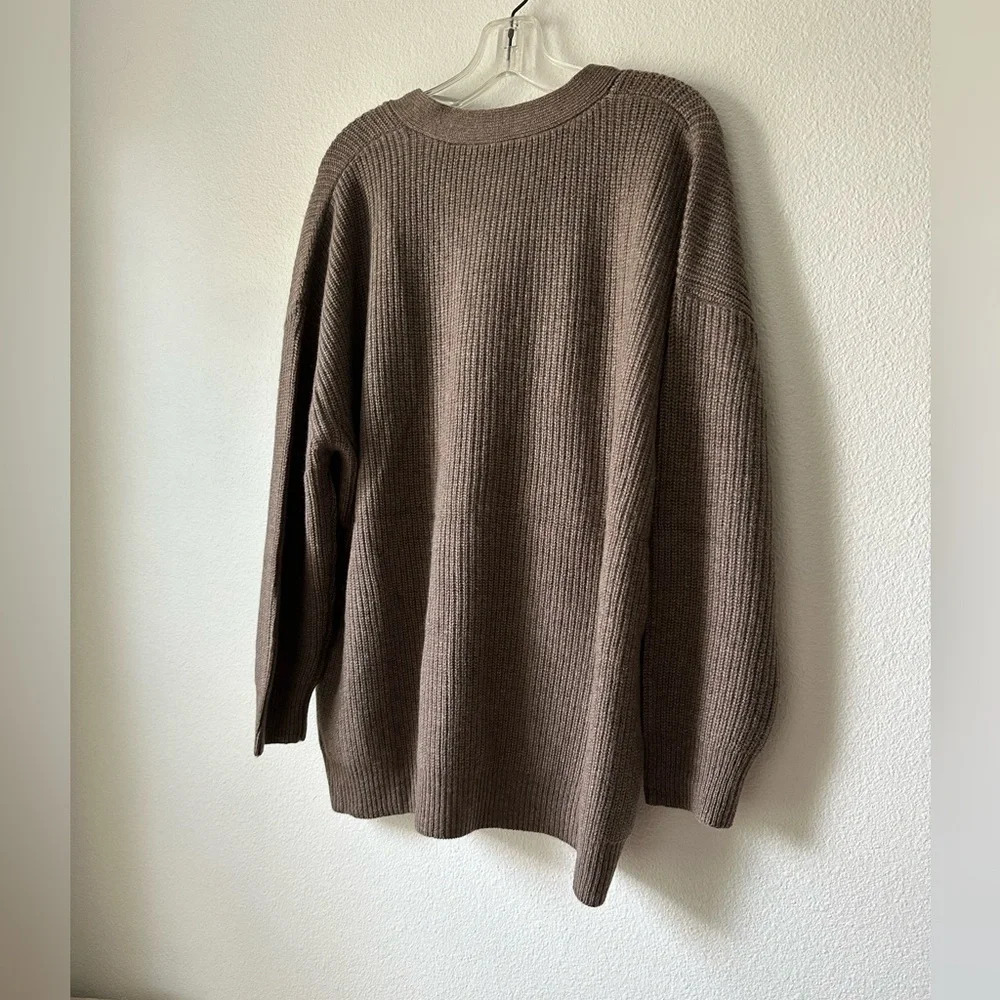 Jenni Kayne  Cashmere Cocoon Cardigan Undyed Stone - Picture 10 of 11